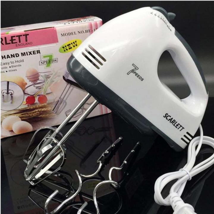 Electric Stainless Steel Removable Double Rotation Hand Beater Mixer