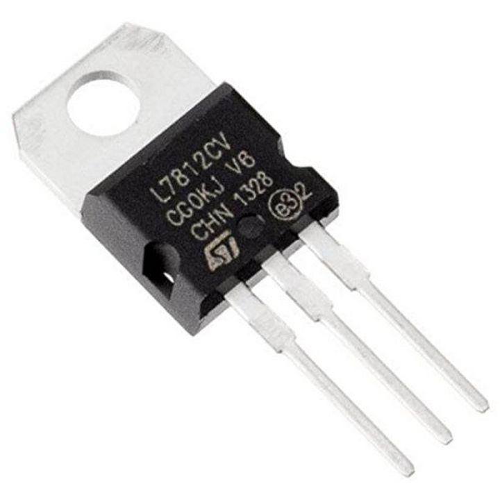 Pack of 2 - Original LM7812 Voltage Regulator IC - 12V 1.5A