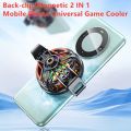 GT31 CX07 Magnetic Phone Cooler Portable Phone Semiconductor Radiator Rapid Fast Cooling Phone Cooler for Mobile Gaming Video Streaming Phone Fan For Playing Games Watching Videos Phone Cooler for Pubg. 