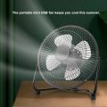 【HOT】 USB Small Fan 4-Inch Mini Small Electric Fan Small Mute Home Office Student Dormitory Bed Bedside Desktop Mini Air Fan Cooler. 