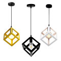 New Square Cube Hanging Light , Ceiling Light , Ceiling Lamp, Pendant Lamp, Pendant Light For Home, Office, TV Lounge, Bed Room, Led Light, Led Bulb, Filament Bulb (BULB NOT INCLUDED). 