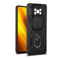 Relaxtoo For POCO x3 nfc and x3 pro Push Slide Camera lens Cover for Xiaomi POCO x3nfc x3pro magnetic car holder phone case For xiaomi Phone shockproof back cover shell. 