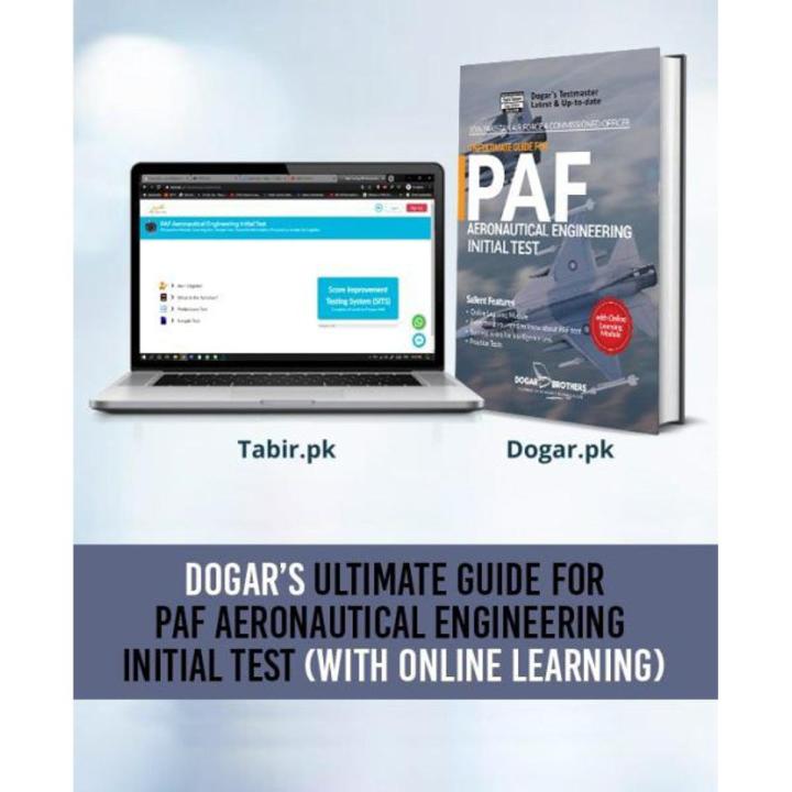 Testing Interface Paf Ultimate Guide for PAF Aeronautical Engineering Initial Test | Daraz.pk
