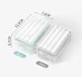 Multifunctional Soap Dish Hands-free Foam Box With Sponge Roller Drain Household Rub-free Laundry Soap Box Bathroom Shower Box. 