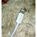 Genai 2in1 Data Cable (Supports Iphone + Android Both). 