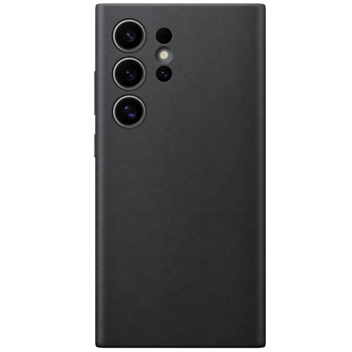 Samsung Galaxy S24 Ultra Vegan Leather Case Black