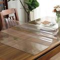 Transparent 8 Seater Table Cover; Size 60x108 inches; 0.12mm. 