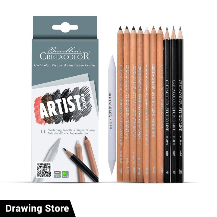 Cretacolor Artist Studio Drawing Pencil Set 11 Pcs