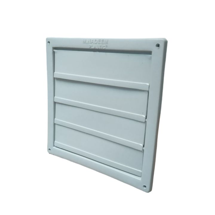 Exhaust Fan Shutter -10"inch-Inner Mesh(10x10")-Light Ash-2Pc