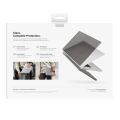 UNIQ Claro Series Case for MacBook Air 15 (2023) – Smoke Matte Grey. 