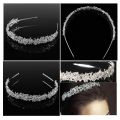 Bridal Wedding Rhinestone Crystal Tiara Crown Hair Band Headband Prom Pageant. 