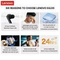 Original Lenovo EA220 TWS Wireless Bluetooth Earphones HiFi Music Headphones Sports Waterproof Headset With Mic Earbuds. 