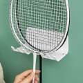 Wall Mounted Racket Rack Tennis Racket Holder for Room Dorm. 