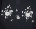 Fancy Fine Cotton Embroided 2 Pieces Black Suit. 
