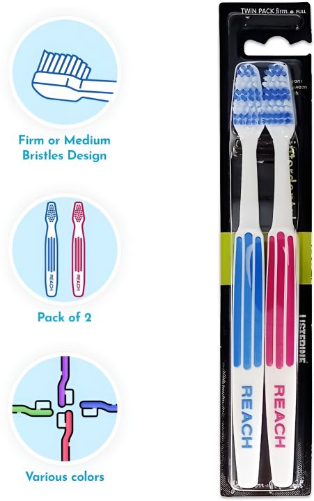 Reach Twin Pack Toothbrush Original