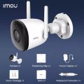 DAHUA IMOU BULLET 2C-D 2MP IP OUTDOOR WIFI CCTV SECURITY CAMERA IP67 Weatherproof with AIHuman Detection. 