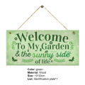 1 Set Wooden Sign Eco-friendly Eye-catching Wood Hanging Plaques Sign Supplies for Dorm. 