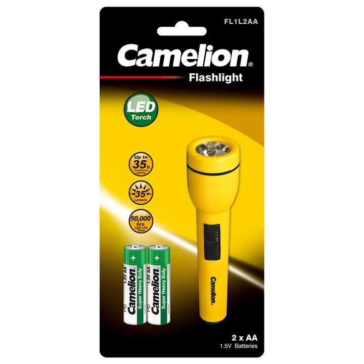 camelion flash light 1 led aa Size CELLS