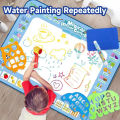 100x80CM Coloring Magic Water Drawing Mat Watercolor Painting Magic Graffiti Pad Reusable Magic Pens Educational Toys Gifts. 