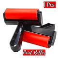 Rubber Brayer 4 Inch, Brayer Ink Roller, Soft Rubber Brayer Roller With Plastic Handle , Oil Painting Clay Stamping Art Craft Tool For Kids Adults. 
