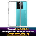 Tecno Spark 8c Back Cover Transparent Extra Bumper Anti Shock Soft Crystal Clear Case For Tecno Spark 8c. 