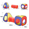 3-In-1 Tunnel Tent house Foldable Indoor & Outdoor Play Tent Kid. 