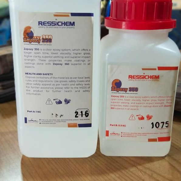 zepoxy 350  Epoxy Resin - Crystal Resin )1.5kg)