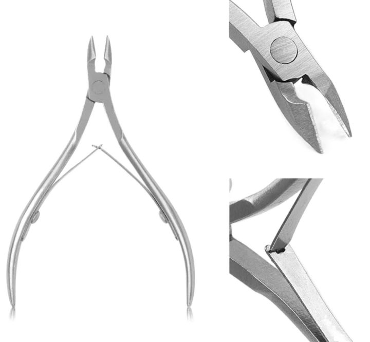 Ingrown Nail Clippers for Men with Ingrown Toenails – Blizzard Podiatrist Toenail Clipper Set German Forged – 5 inch Straight Jaw Nail Cutter