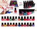 Pack of 12 - Peel Off Nail Paints - Multicolor High Quality. 