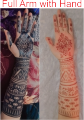 Arabic Bridal Mehndi Design Henna Mehandi Stencils Stickers -05. 