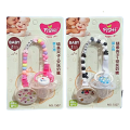Fish baby beade chain soother pacifier with cap. 