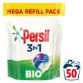 PERSIL 3 IN 1 BIO LAUNDRY WASHING CAPSULES 50 WASH 1.350KG. 