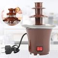 Ywnn Heating Chocolate Fountain, Chocolate Waterfall, Three-layer Melting Machine, Chocolate Melting Tower. 