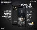 Gfive Powerbank Mobile - 2.8 Inch Display - 6000mAh Battery With Powerbank Option - 4 Sims - PTA Approved - 1000 Contact Save Memory - Audio & Video Player - Magic Voice - 1 Year Brand Warranty. 