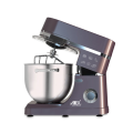 Anex Deluxe Stand Mixer | Model AG-820 | Dough making and mixing | 7.0 Liters Stainless Steel Big Bowl with Transparent Cover | Metal gear system for perfect and consistent mixing | 6 speed setting with pulse control | 2 Year Brand Warranty. 