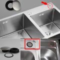 Anti-leakage Stainless Steel Sink Tap Washbasin Accessories Kitchen Water Blanking Plug Tap Hole Cover Stopper Faucet Hole Cover. 