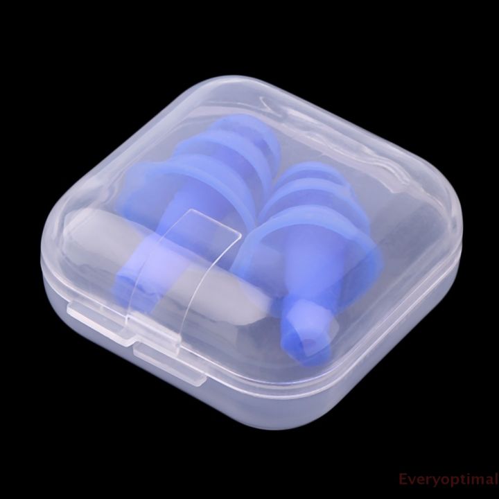 1%20pair%20Silicone%20Ear%20Plugs%20Anti%20Noise%20Snore%20Earplugs%20Comfortable%20For%20Study%20Sleep%20-%20Image%203