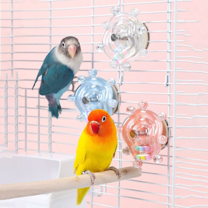 Wall Mounted Parrot Rotating Wheel photo