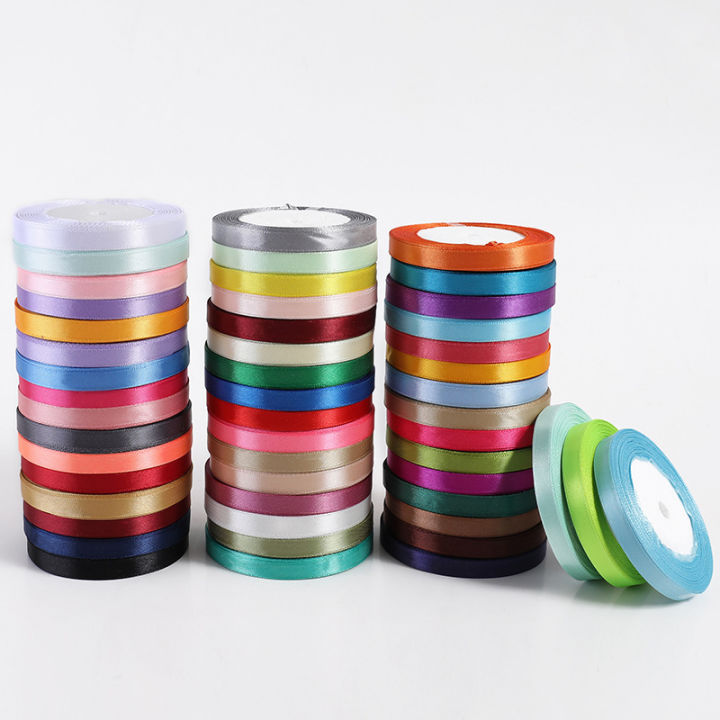22 meters per roll Satin ribbons Soft Silk material Party wedding ...
