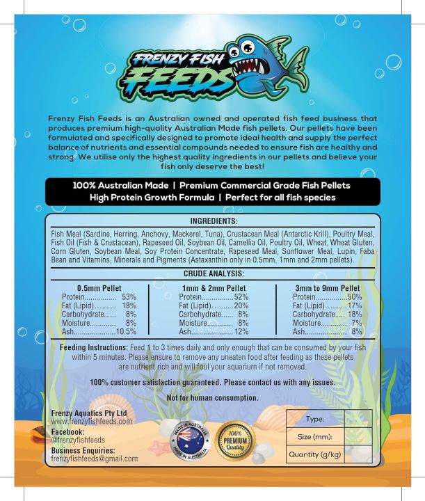 FRENZY%20FISH%20FEEDS%20High%20Protein%20Grower%205mm%20Large%20Tropical%20Floating%20Fish%20Food%20Pellets%201kg%20-%20Image%203