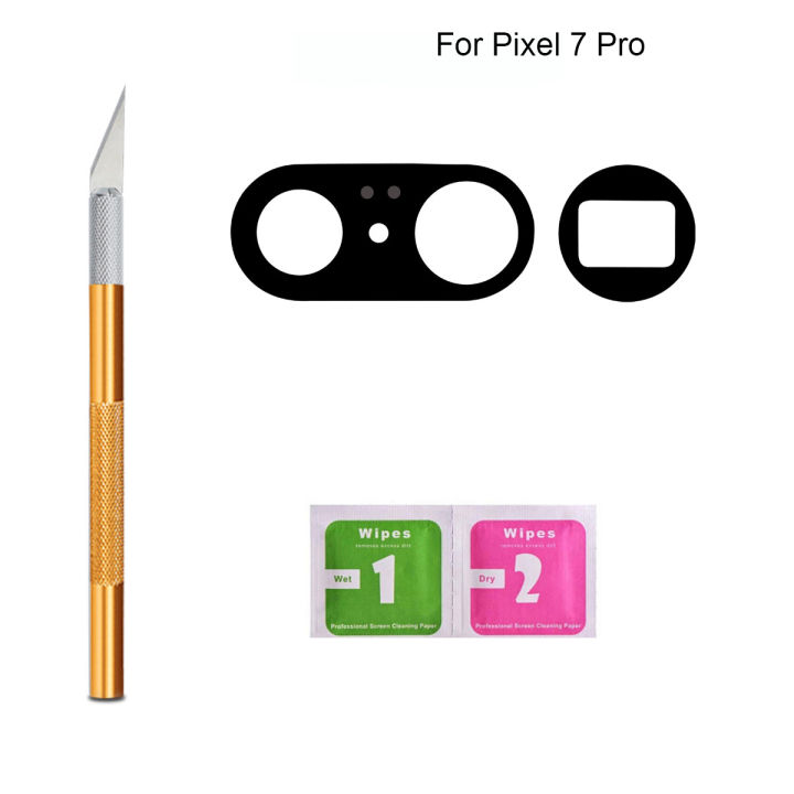 Back Camera Lens Repair Kits For Google Pixel 8 Pro Pixel 7 6 Pro 6A 5 5A 4A 5G 3 3Xl 4XL Rear Camera Glass Double Side Sticker