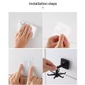 360 Degrees Self-Adhesive Hook Kitchen Bathroom Storage Hanger Wall Hanging Cabinet Shelf Rotating Folding Hooks Foldable Rotatable Mounted Organizer Holder Moisture Proof Swivel Seamless Hangers Mount Adhesive Strong Bearing Manual Detachable. 