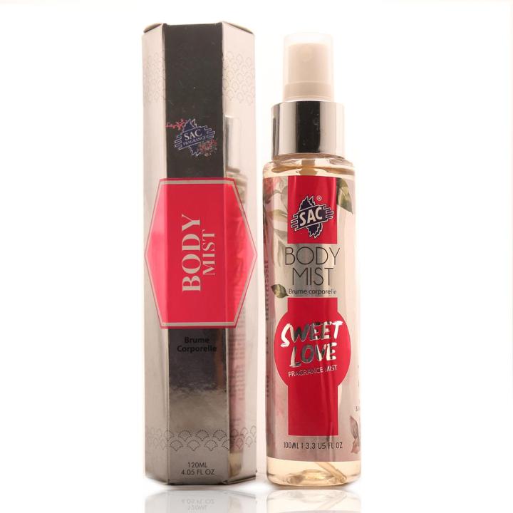 Body Mist - Sweet Love - 100ml - Fragrance Mist - Perfume - SAC