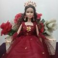 Barbie doll clothes |  Barbie doll wedding clothes | Barbie doll accessories | Barbie dress up | Barbie doll jewelry |wedding dress |Bridal dress | Barbie gown | Barbie party dress |gift for girls  | dress for 11 inch doll. 