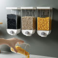 kitchen wall-mounted grain storage tank rice bean sealed  oatmeal dispensing machine. 