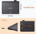 UGEE Drawing Tablet S640 Digital Graphics Pad with Battery-Free Stylus Tilt Function 8192 Pressure Sensitivity. 