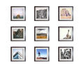 9 Pcs Square Picture frame 6x6 inch Photo frame, Customized/ Personalized Wall hanging Photo Frame. 