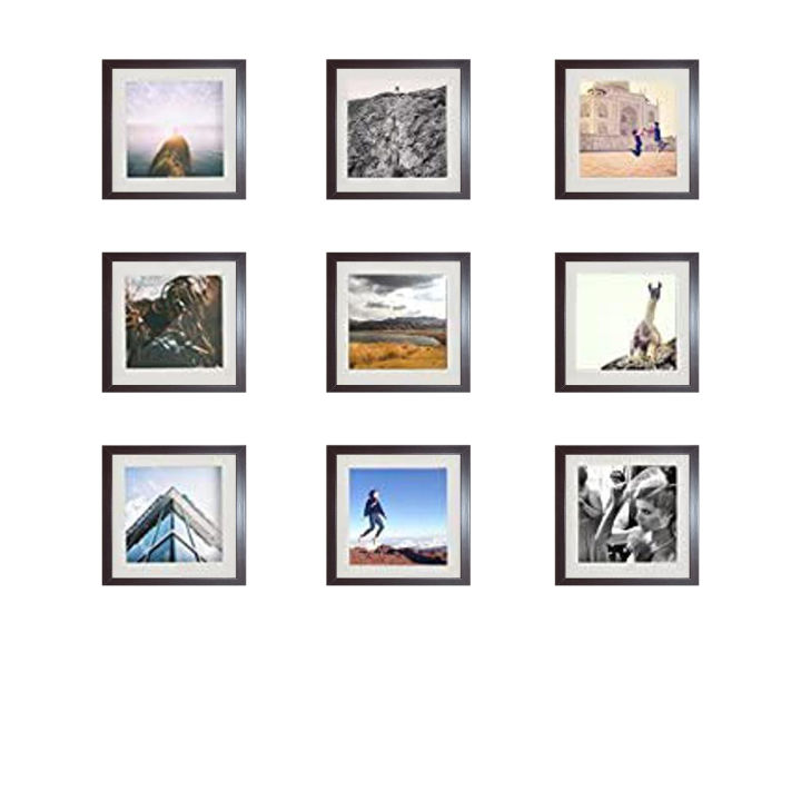 9%20Pcs%20Square%20Picture%20frame%206x6%20inch%20Photo%20frame,%20Customized/%20Personalized%20Wall%20hanging%20Photo%20Frame%20-%20Image%202