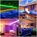LED Color Changing Lights 16 Colors Multicolor LED Strip Lights Full Set (Strip Lights + Remote Controller + Power Adapter) Waterproof IP67 Tube Covered. 
