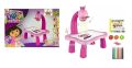Dora the explorer 3 In 1 Kids Painting Drawing Activity Kit Projector Table - 24 Pattern. 
